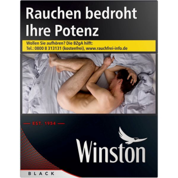 Winston Black 4XL € 10,00 Zigaretten